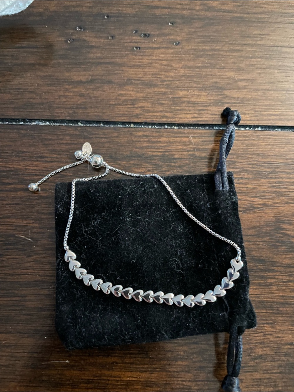 Mia Fiore Sterling Silver Heart Bracelet